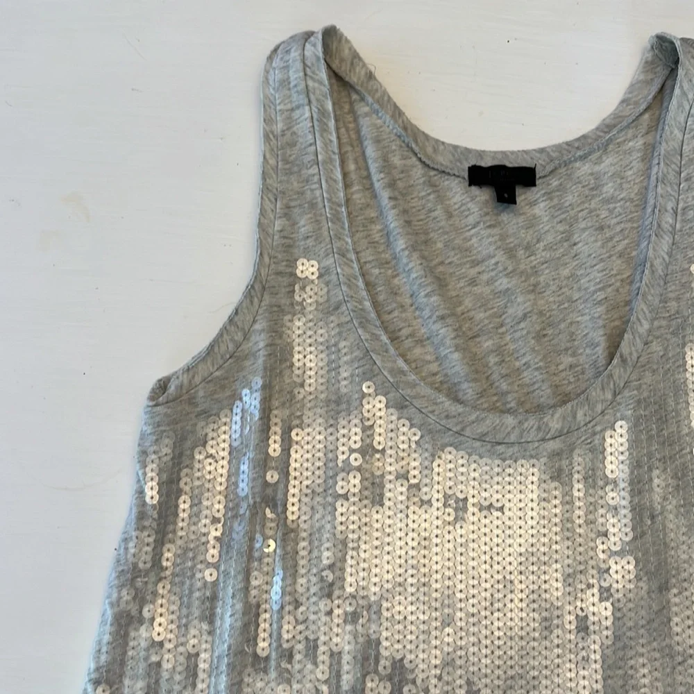J. Crew Collection Sequin Shell Top Size Small